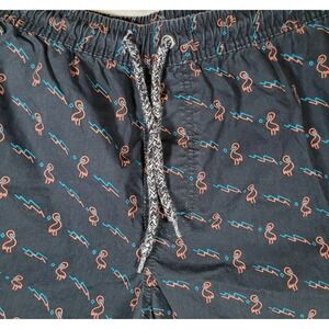 Retrofit Mens Swim Shorts Trunks Large🦩 Flamingo‎ Pockets Bathing Suit Swimming